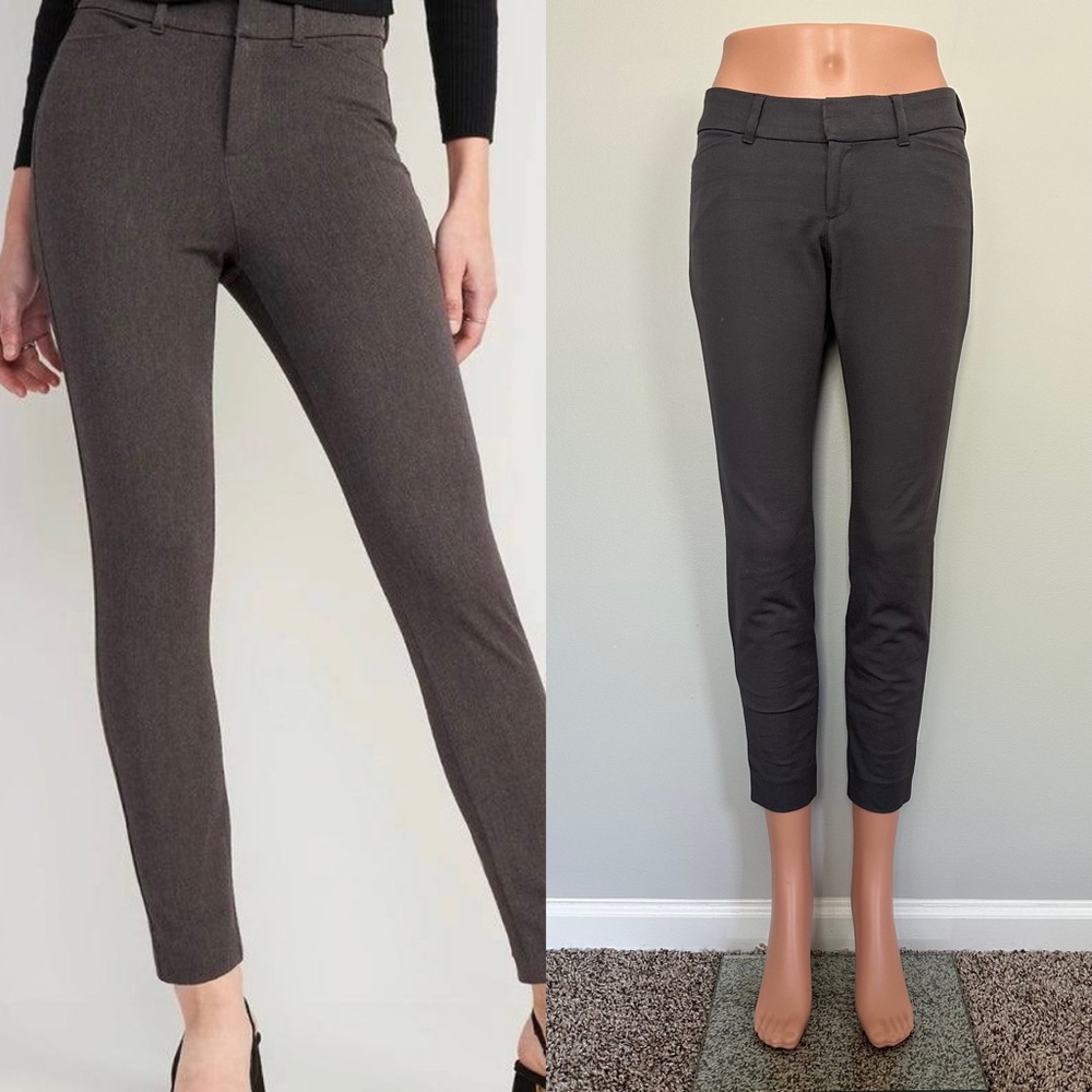 GUC!! Old Navy Mid Rise Grey Stretch Knit Pixie Ankle Pants 0P Petite